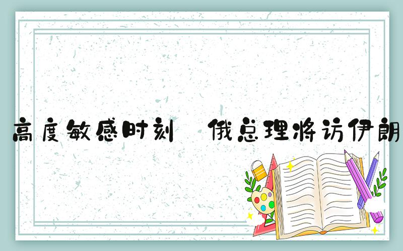 高度敏感时刻 俄总理将访伊朗